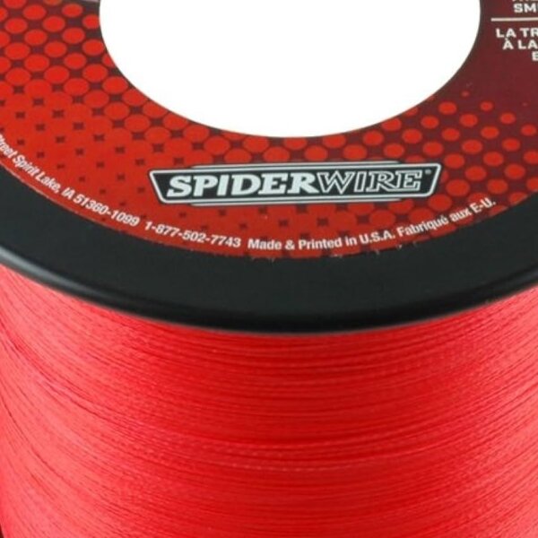 Spiderwire Stealth Code Red 0,12mm 7,3Kg 300m 8-Fach geflochtene Schnur rot