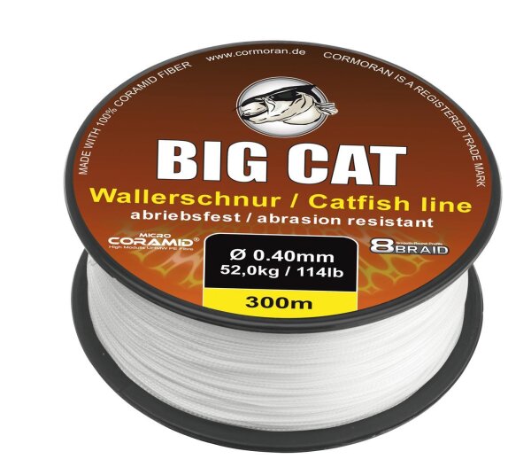 Cormoran BC Wallerschnur 0,40mm / 52kg / 300m Big Cat Waller Wels Schnur