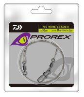 Daiwa Prorex PX 7x7 Wire Leader 20cm 15kg 2 Stück...