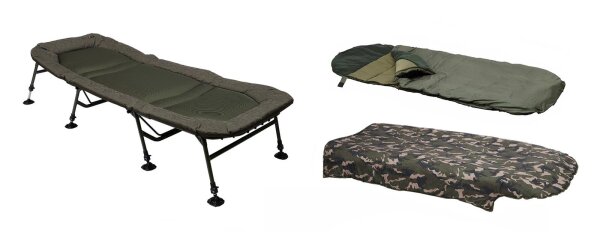 Prologic Bundle Inspire Daddy Long 8 Leg Bedchair + Element Comfort Thermal Set