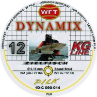 WFT Round Dynamix Pilk yellow 220m 0,12mm 10kg...