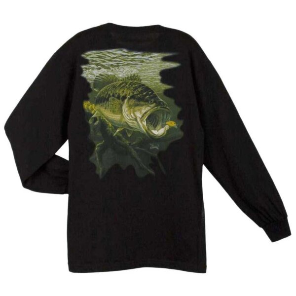 Al Agnew Angler T-Shirt Camiseta Pesca Ngulfed Front &amp; Back Angelshirt
