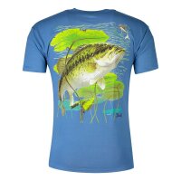 Al Agnew Angler T-Shirt Camiseta Pesca Popper Bass Angelshirt Angelbekleidung