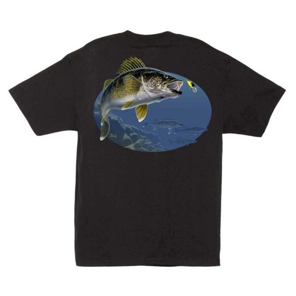 Al Agnew Angler T-Shirt Gr. M - XL Camiseta Pesca Walleye Crankbait Angelshirt