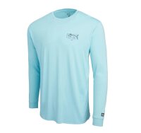 Pelagic Aquatek Marlin Mind Tahit Blue Tab Performance Shirt Sonnenschutz UPF 50+