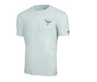 Pelagic Stratos SS Tails Up Sea Foam Sonnenschutz Shirt UV Shirt Angelbekleidung