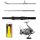 Daiwa Spod &amp; Marker Set 3,60m 5lbs + Emcast Spod&acute;n&acute;Marker Rolle + Futterrakete Karpfenrute Set