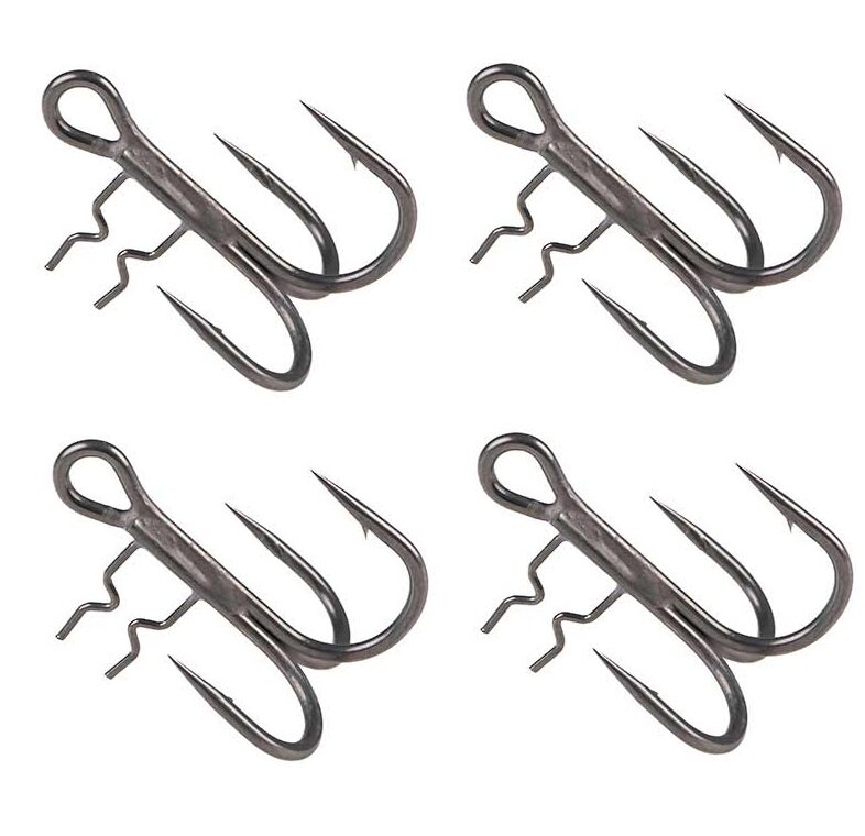 Fox Rage Strike Point Stinger Treble - Size 3/0 Assist Haken 4 Stück