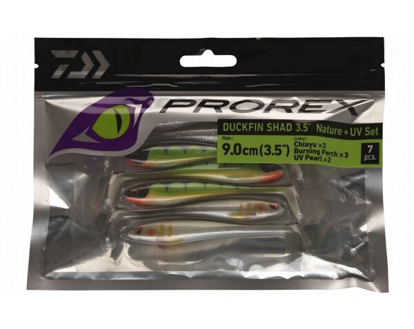 Daiwa PX Duckfin Shad 6,3cm - Nature Set Produktbild-Vorschau 6