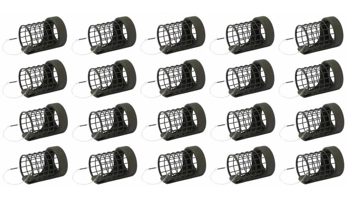 20x Daiwa Futterkorb N´ZON Cage Feeder XL 40g Bulk XXL Packung