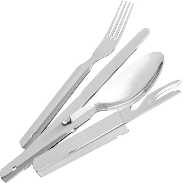 Outdoor Edelstahl Essbesteck 4-teilig Besteck-Set inkl. Flaschen- und, 9,99 €