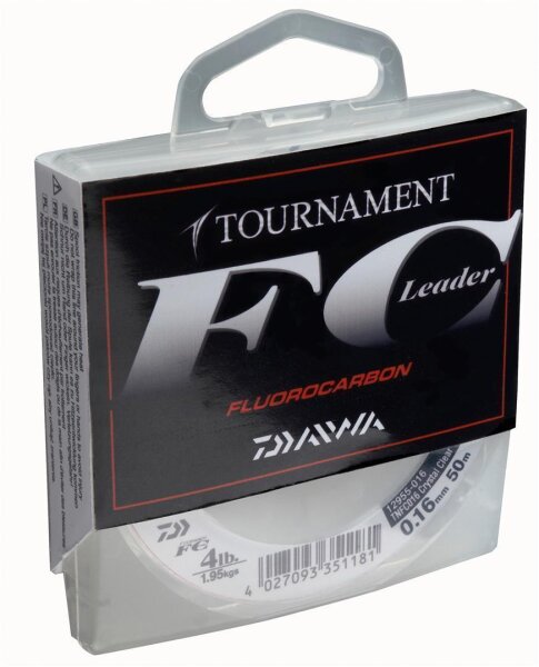 Daiwa Tournament FC 0.16mm 1,9Kg 50m Fluorocarbon Schnur transparent
