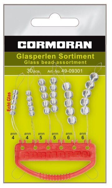 Cormoran Glasperlen-Sortiment transpar.