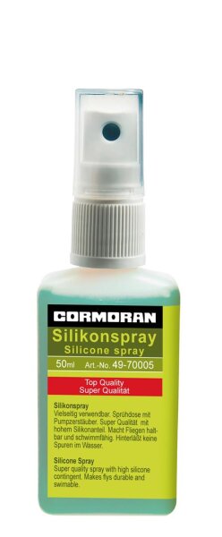 Cormoran Silikon Spray 50ml f&uuml;r Angelschn&uuml;re und Fliegen