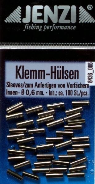 Jenzi Klemm H&uuml;lsen 0,6mm 100St&uuml;ck