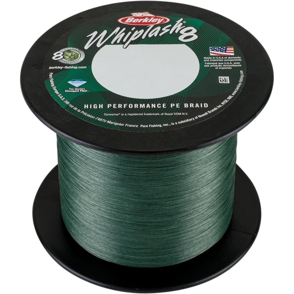 Berkley Whiplash 8 Geflochtene Angelschnur – 100% Dyneema, 8-fach Geflecht Für Süß- & Salzwasser