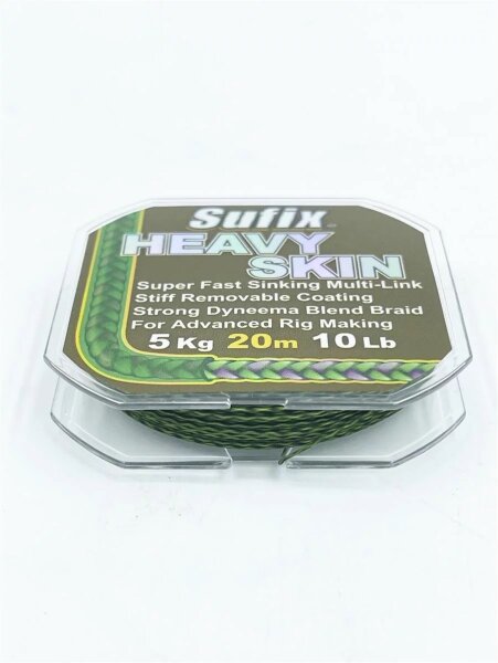 Sufix Heavy Skin Green 20m 10lb Karpfenschnur Vorfach