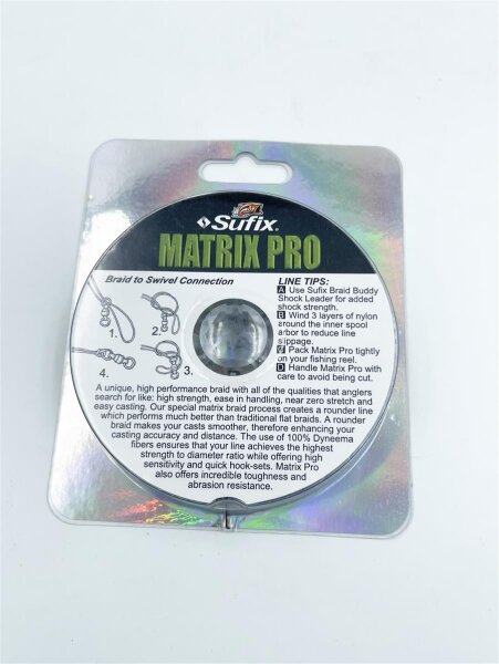 Sufix Matrix Pro Green 135m 0,34mm Geflochtene Schnur