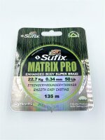 Sufix Matrix Pro Green 135m 0,34mm Geflochtene Schnur