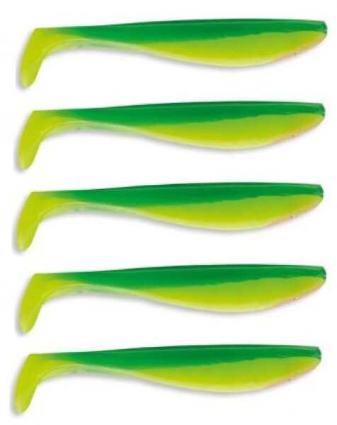 Cormoran K-Don S9 10cm green-yellow  5 St&uuml;ck Gummifische