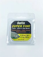 Sufix Super Fine Match Schnur 0,14mm  2,14Kg 100m