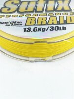 Sufix Performance Braid 0,26mm 13,6Kg 135m gelb yellow