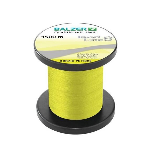 Balzer Iron Line 8 gelb 1500m 0,10mm