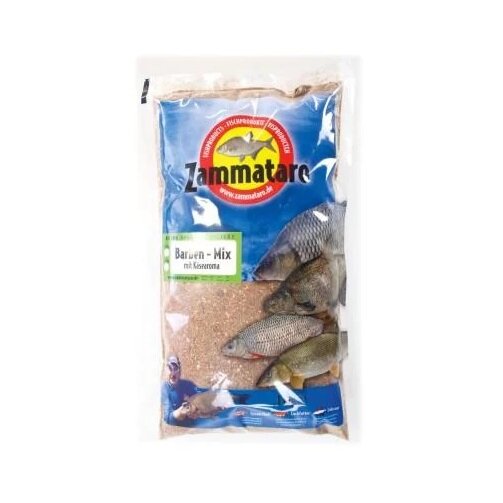 Zammataro Grundfutter Barben-Mix   !  mit  K&auml;searoma 1Kg Lockmittel