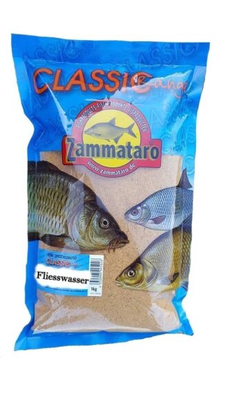 Zammataro Grundfutter Classic Range    Fliesswasser 1Kg Lockmittel