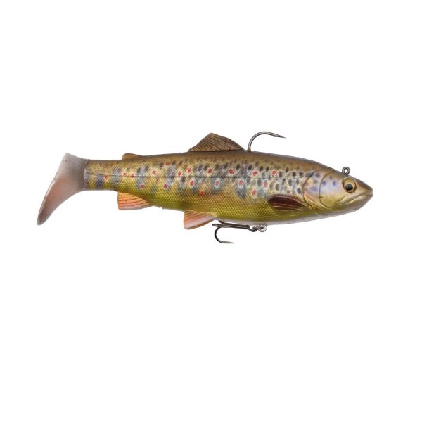 Savage Gear 4D Trout Rattle Shad 12.5cm 35g 03-Dark Brown Trout