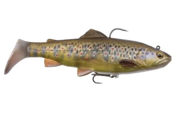 Savage Gear 4D Trout Rattle Shad 17cm 80g 03-Dark Brown Trout