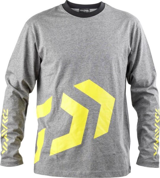 Daiwa D-Vec T-Shirt LS grey / yellow XL long sleeve