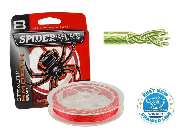Spiderwire STEALTH SMOOTH 8 RED 240M 80LB/0,40MM 49,2Kg