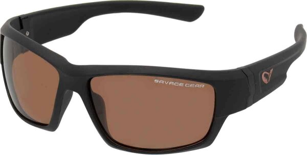 Savage Gear Shades Floating  Polarized Sunglasses - Amber (Sun And Cl