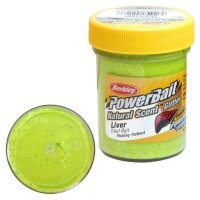 Powerbait Dough Natural ScentLiver - Chartreuse