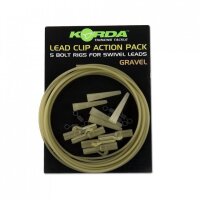 Korda Lead Clip Action Pack - Gravel