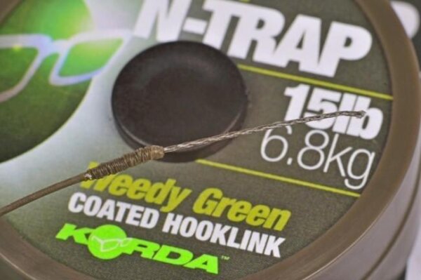 Korda N-Trap Soft 15lb Weedy Green