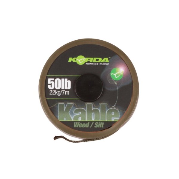 Kable Leadcore  Weed / Silt 7m