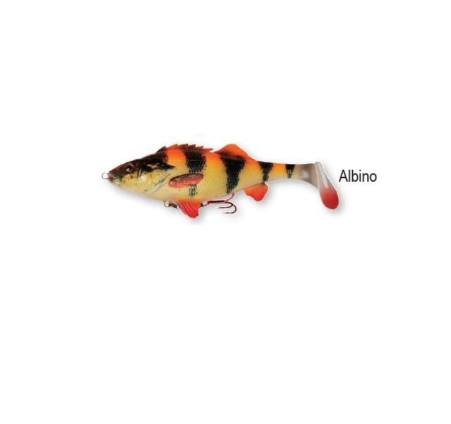 Savage Gear 4D Line Thru Perch Shad 20cm 100g SS 03-Albino