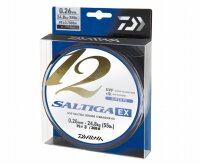 Daiwa Saltiga 12 Braid EX+Si 0.26mm 24,8Kg 600m Multi Color geflochtene Schnur