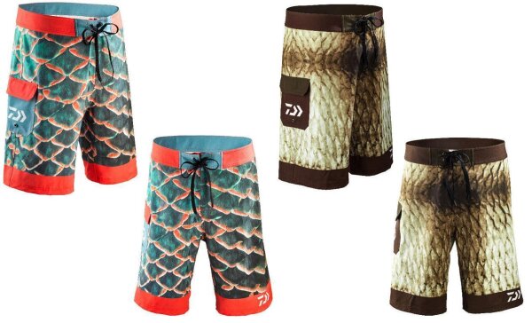 Daiwa D-Vec Boardshorts kurze Hose Shorts Schnelltrocknend Gr&ouml;&szlig;en M / L / XL XXL
