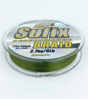 Sufix Performance Braid 0,10mm 2,7Kg 275m Green