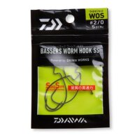 Daiwa Bassers Worm Hook WOS Gr.1 Offsethaken