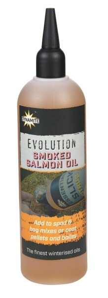 Dynamite Baits EVOLUTION OIL 300ml Smoked SALMON Lockstoff