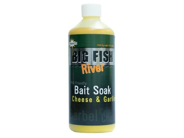 Dynamite Baits Big Fish River CHEESE/GARLIC SOAK 500ml Lockstoff