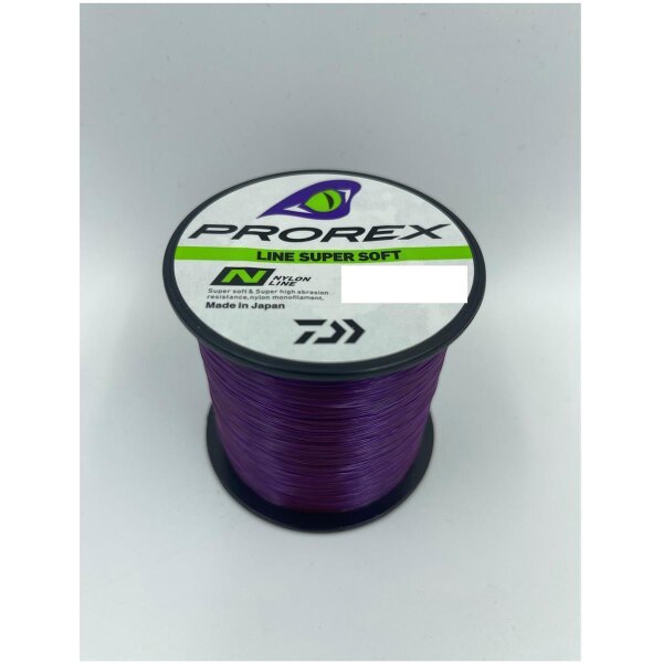 Daiwa Prorex Line Super Soft 0,33mm / 8,3kg / 1050m Monofilschnur Mad Purple