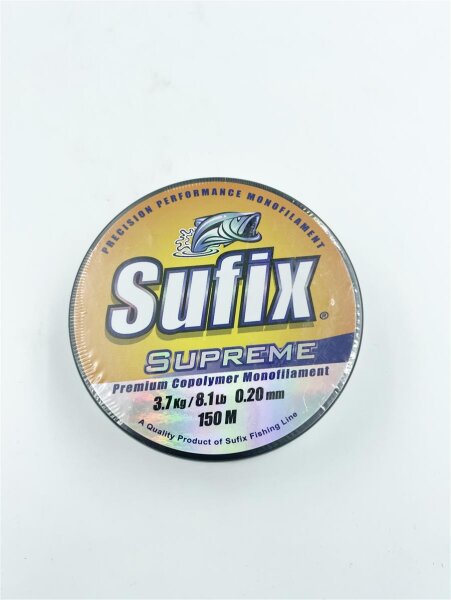 Sufix Supreme Brown Schnur 0,20mm  3,70Kg 150m Allround Schnur