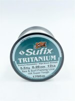 Sufix Tritanium Schnur 0,28mm / 5,50Kg / 1750m...