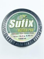 Sufix Matrix Pro 0,30mm  18,2Kg - 1500m Geflochtene Schnur