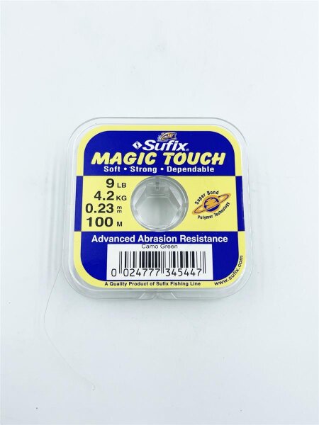 Sufix Magic Touch Schnur 0,23mm / 4,20Kg - 100m Vorfachschnur
